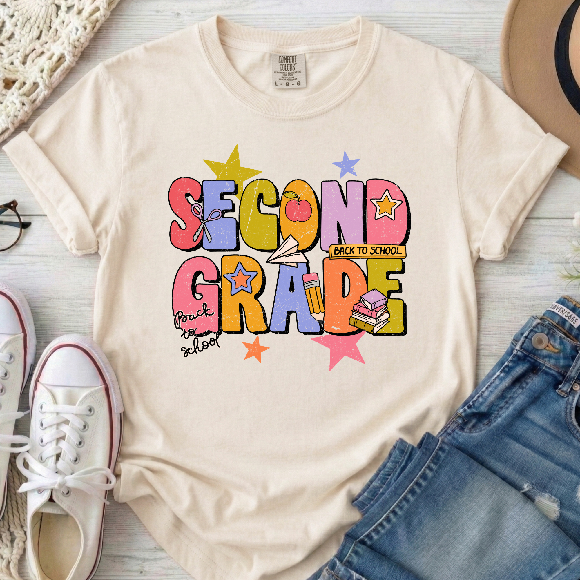 Back to School Grade Tee