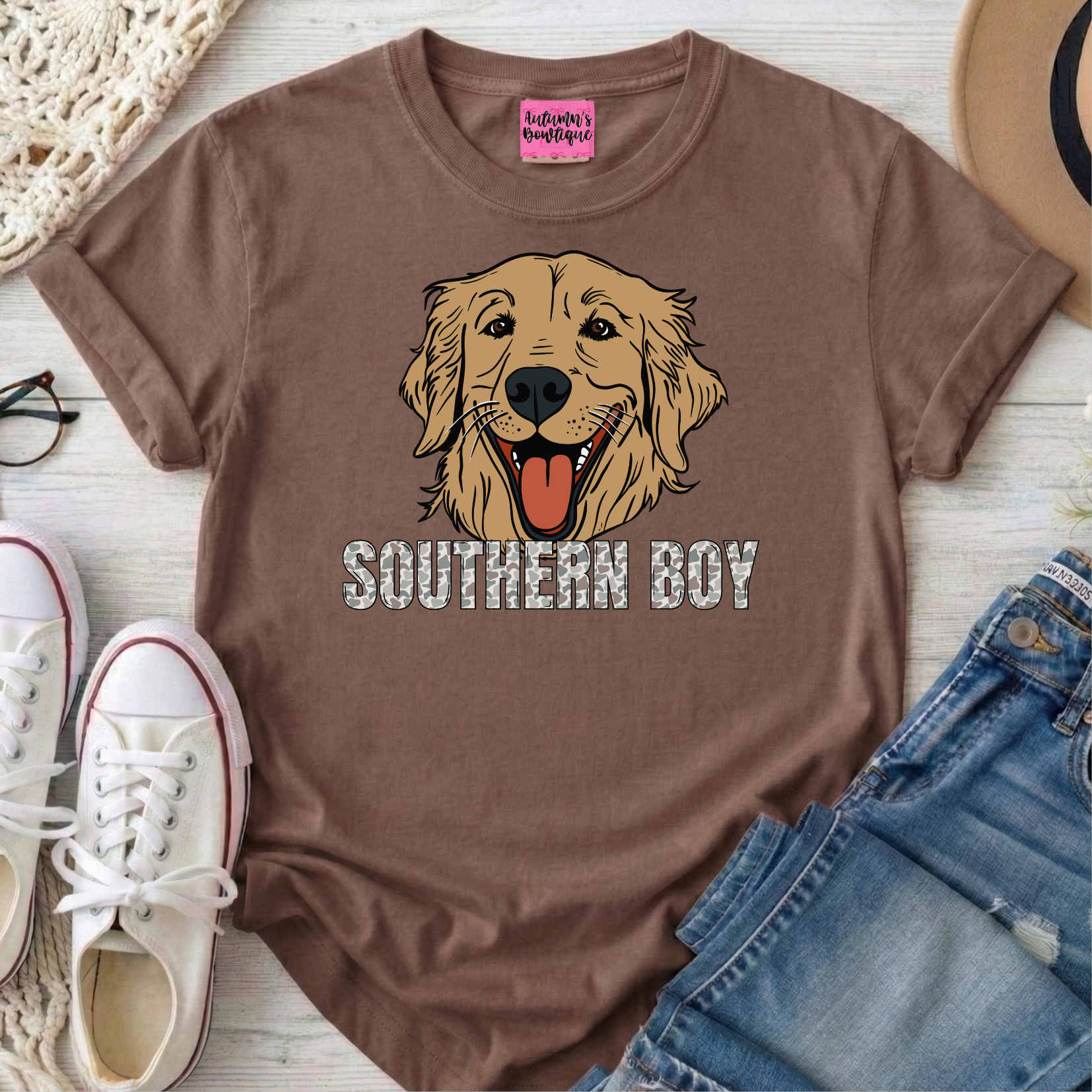 Southern Boy Dog Tee