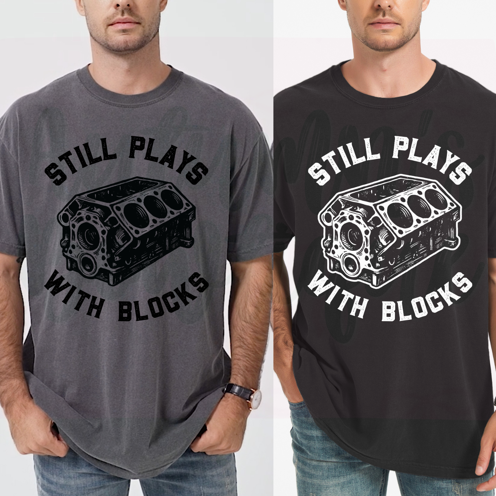 Still Plays With Blocks Tee