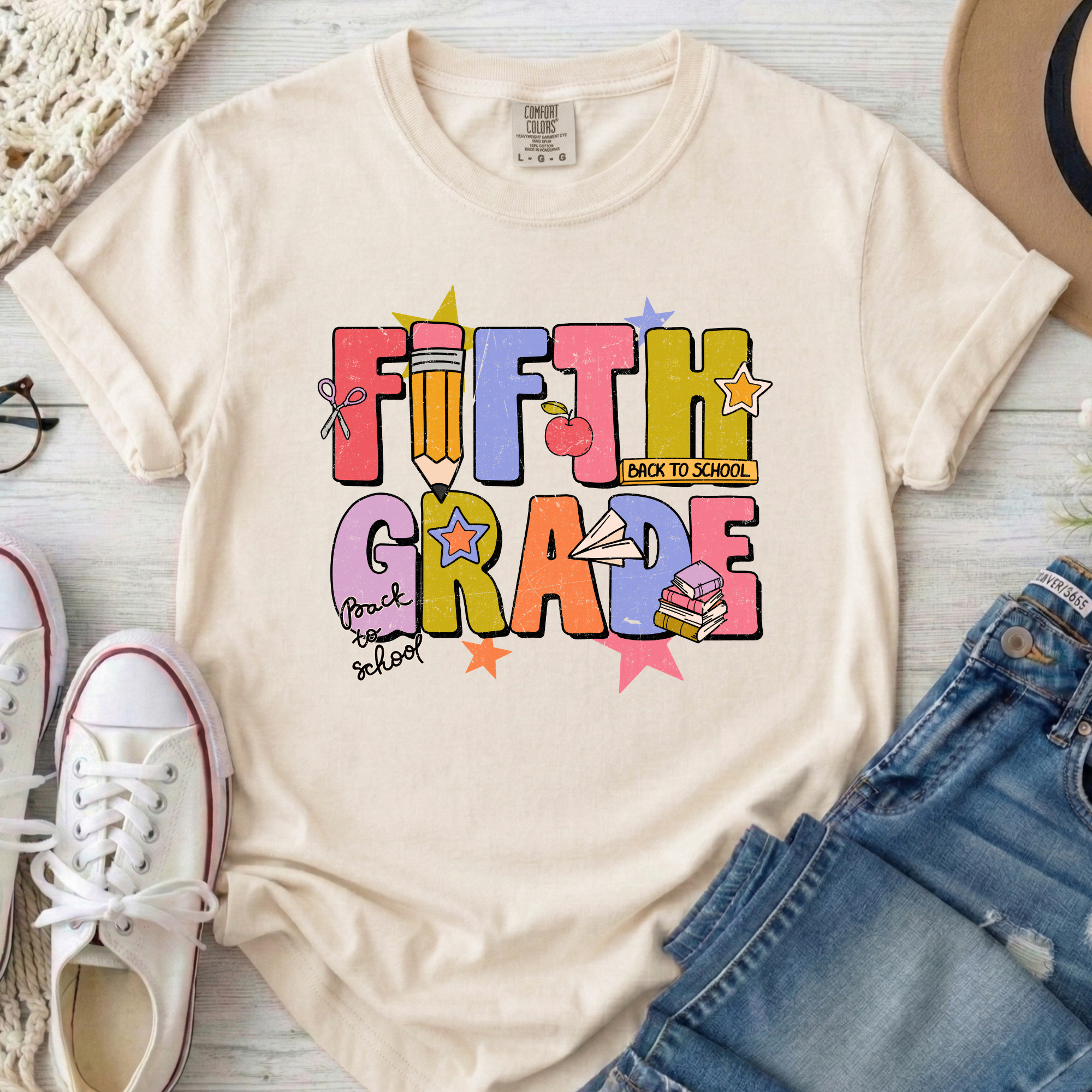 Back to School Grade Tee