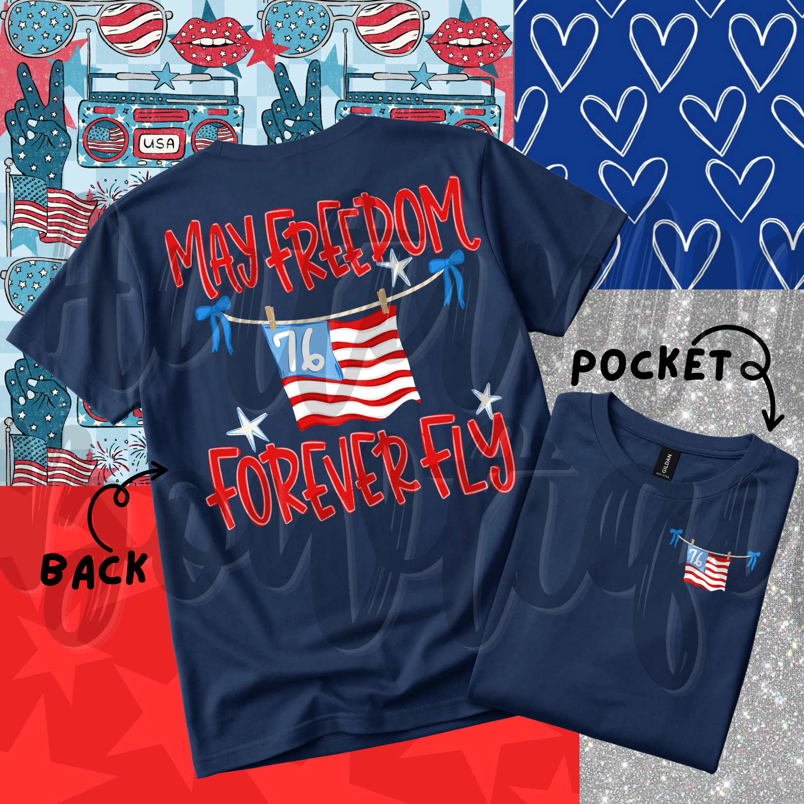 May Freedom Forever Fly Tee