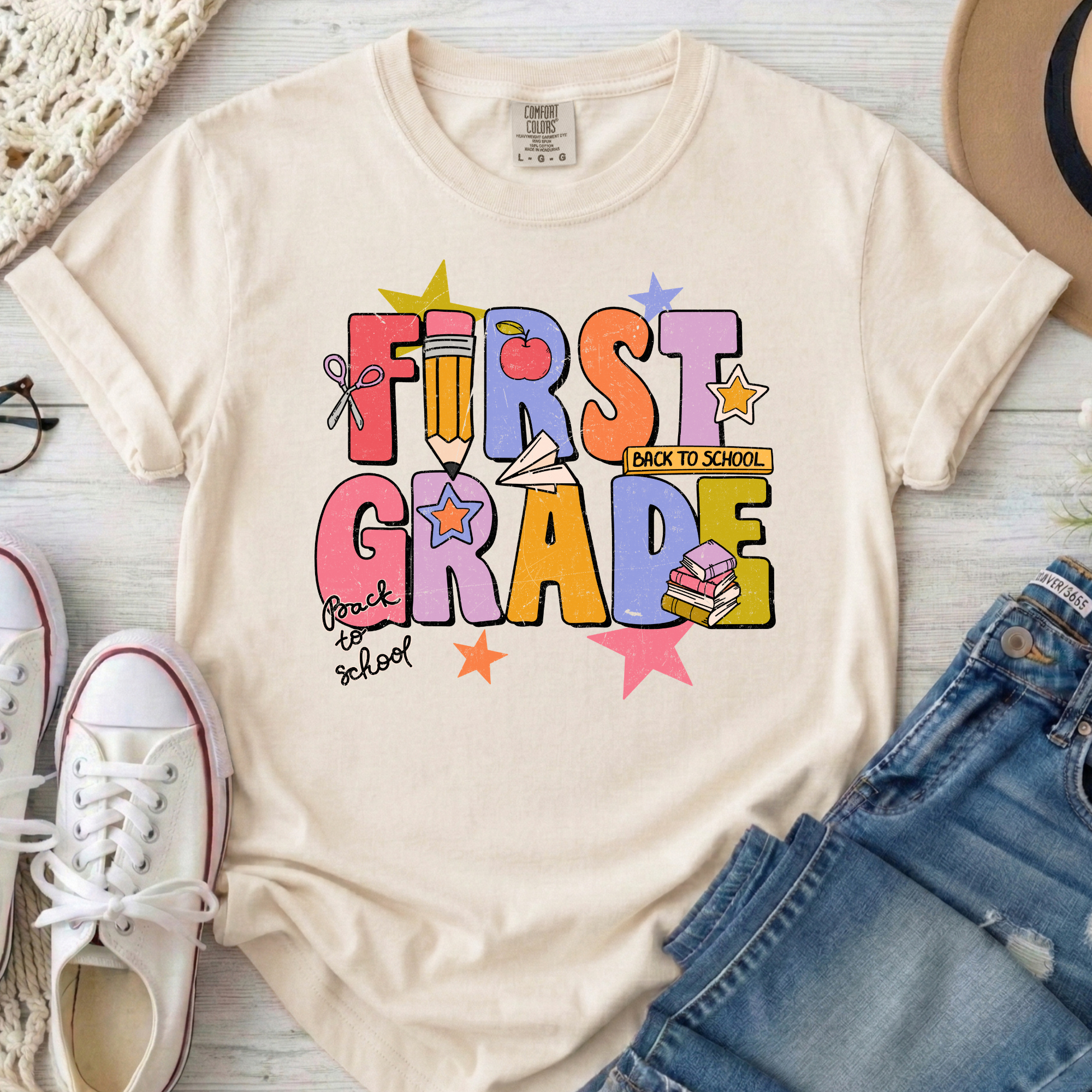 Back to School Grade Tee