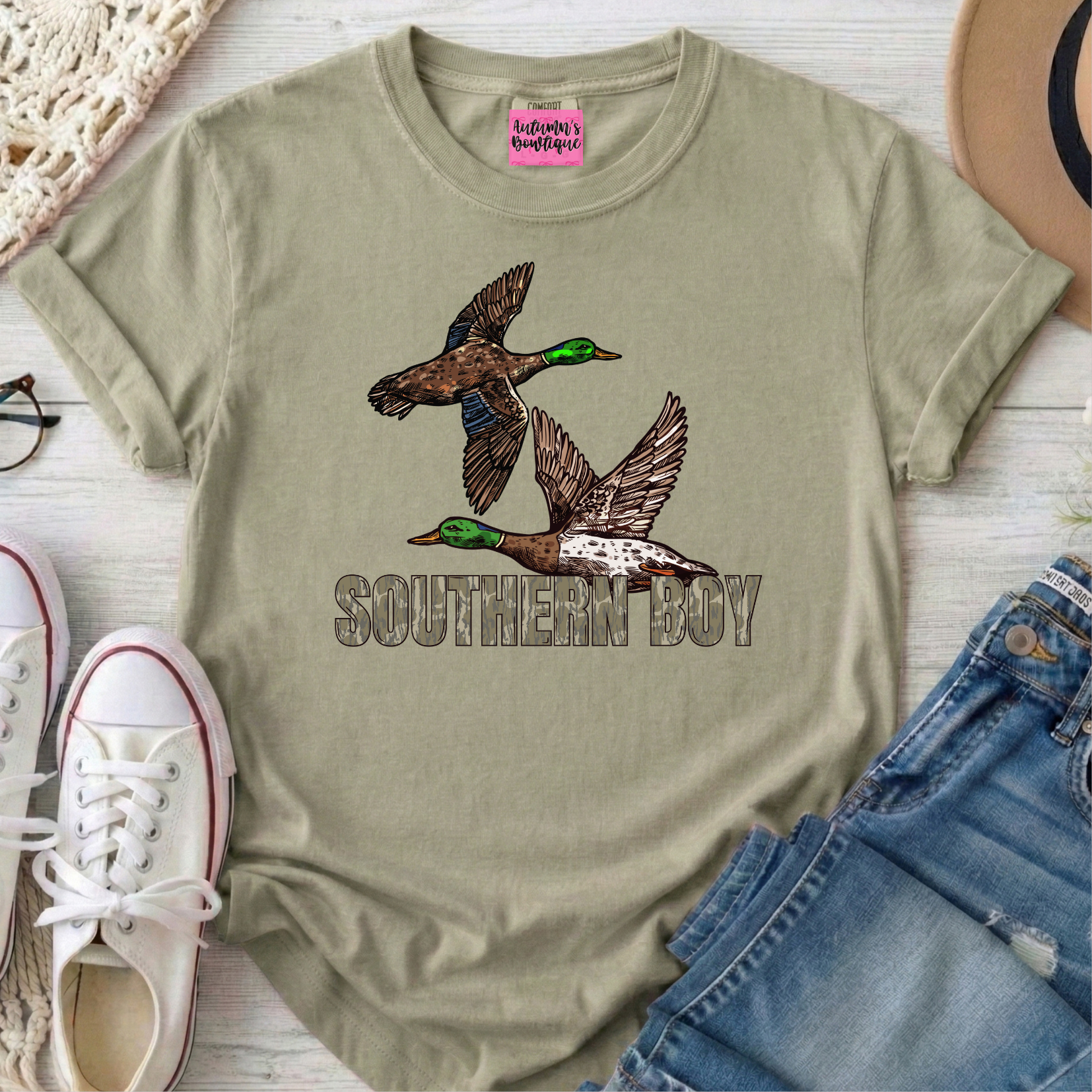 Southern Boy Duck Tee