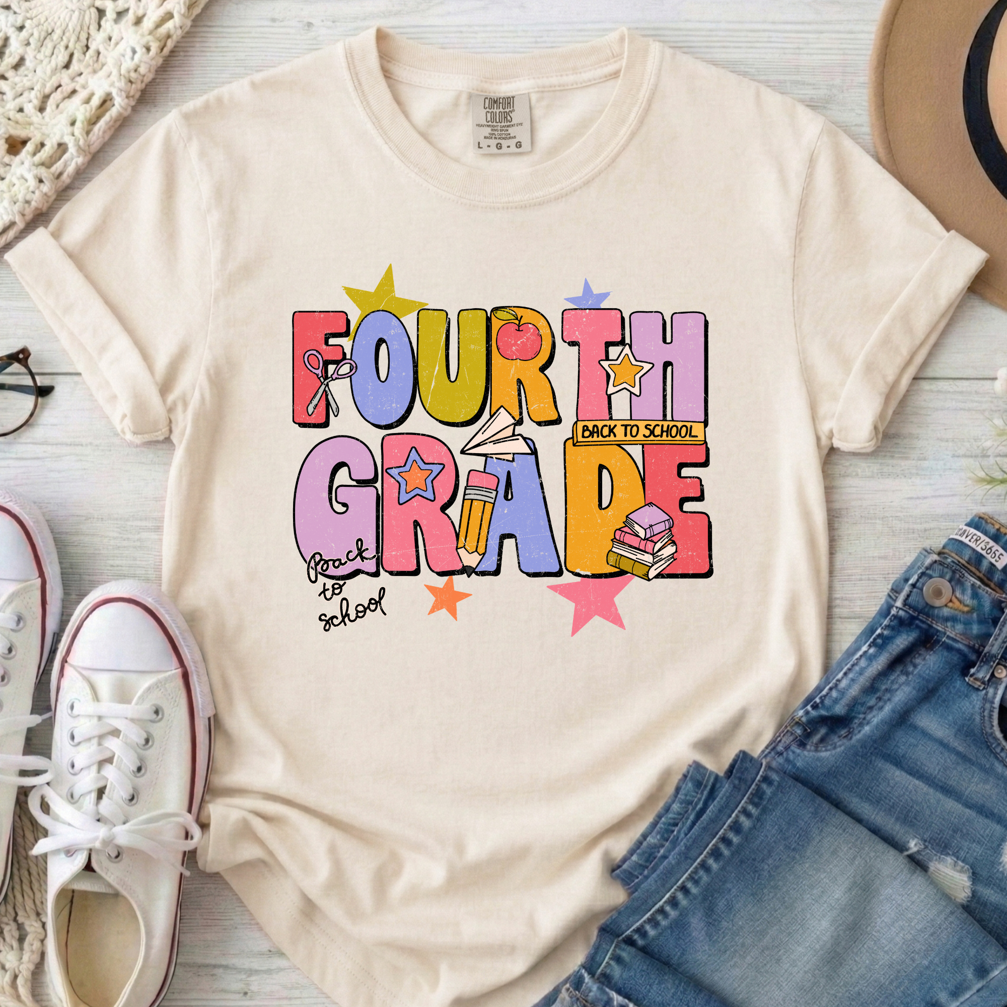 Back to School Grade Tee
