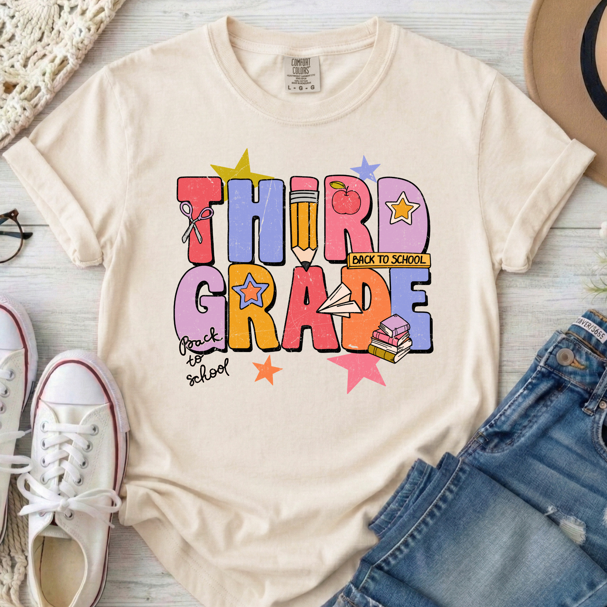 Back to School Grade Tee