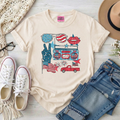 Fourth of July Collage Tee