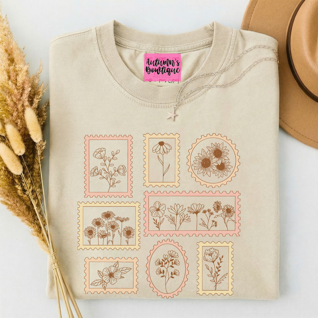 Flower Stamp Tee
