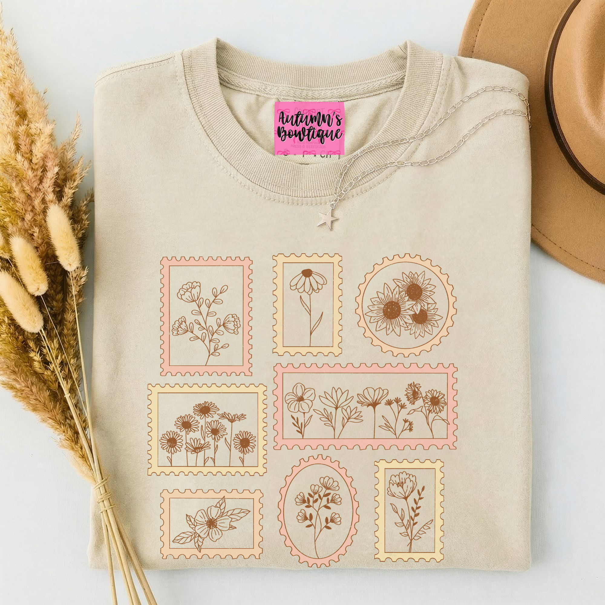 Flower Stamp Tee